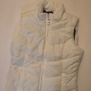 Aeropostale White Puffer Vest Small